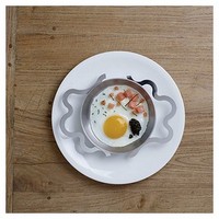 photo Alessi-Trilaminate egg pan with lid in 18/10 stainless steel 3